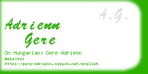 adrienn gere business card